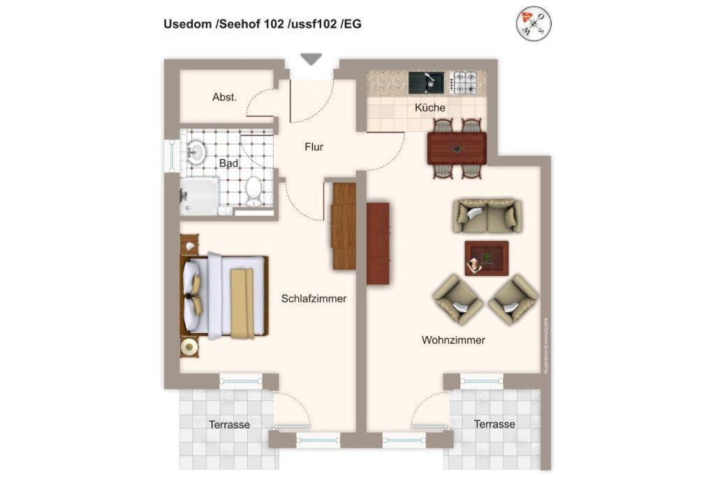 Seehof Seehof 102 Херингсдорф Экстерьер фото